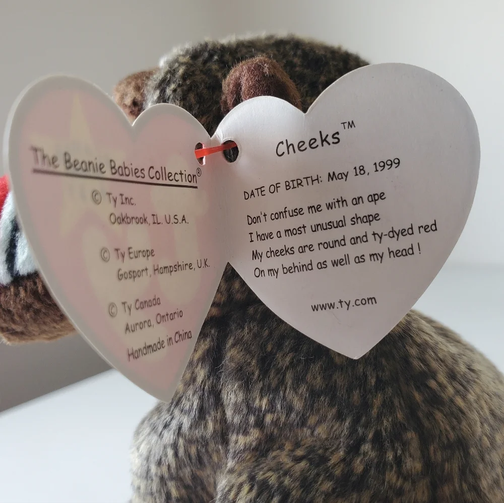 Original Beanie Baby | Cheeks the Mandrill